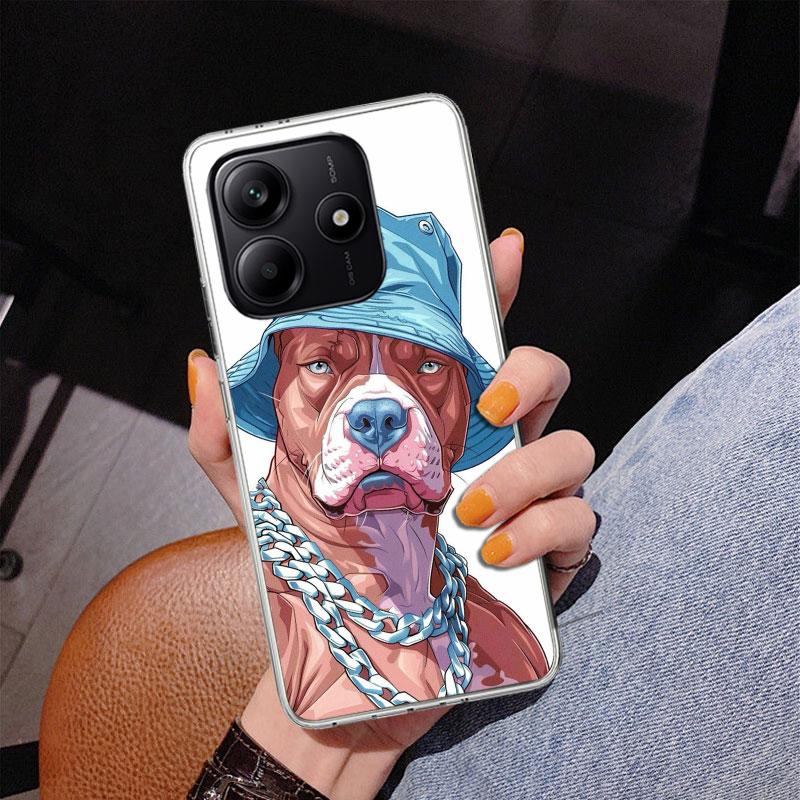 Чехол для телефона Pit Bull Pet Dog Pitbull для Xiaomi Redmi Note 15 14 14S 13 Pro Plus 12 12S 11S 11E 10S 10 11T 5G Uniq