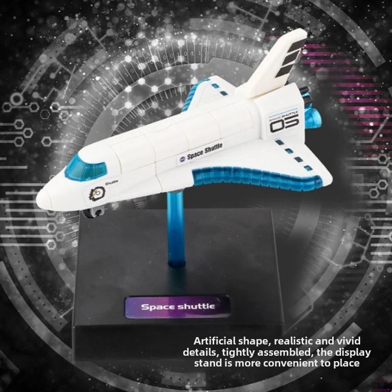 4-в-1 Космический корабль, линкор, сборочное устройство, научная машиностроительная модель, детские игрушки, образовательные новинки, подарки