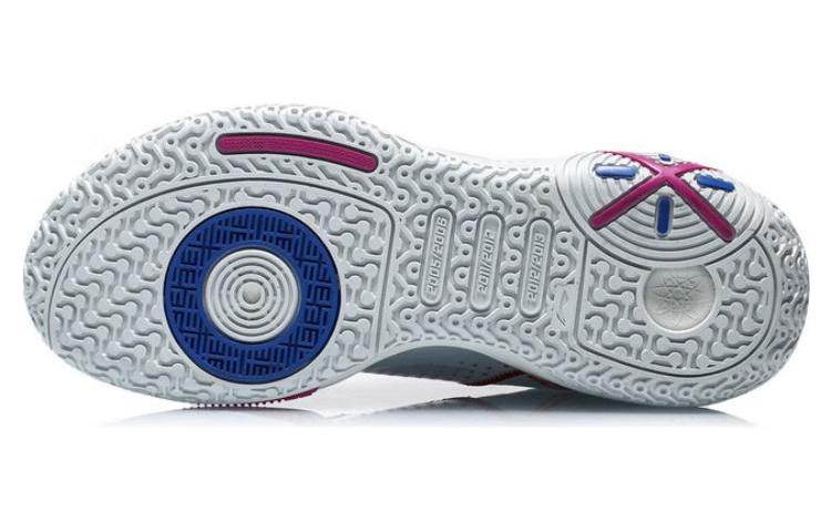 Li Ning All City 9 V1.5 Износостойкие Дышащие Низкие Баскетбольные Кроссовки Мужские Белые ABAT121-1