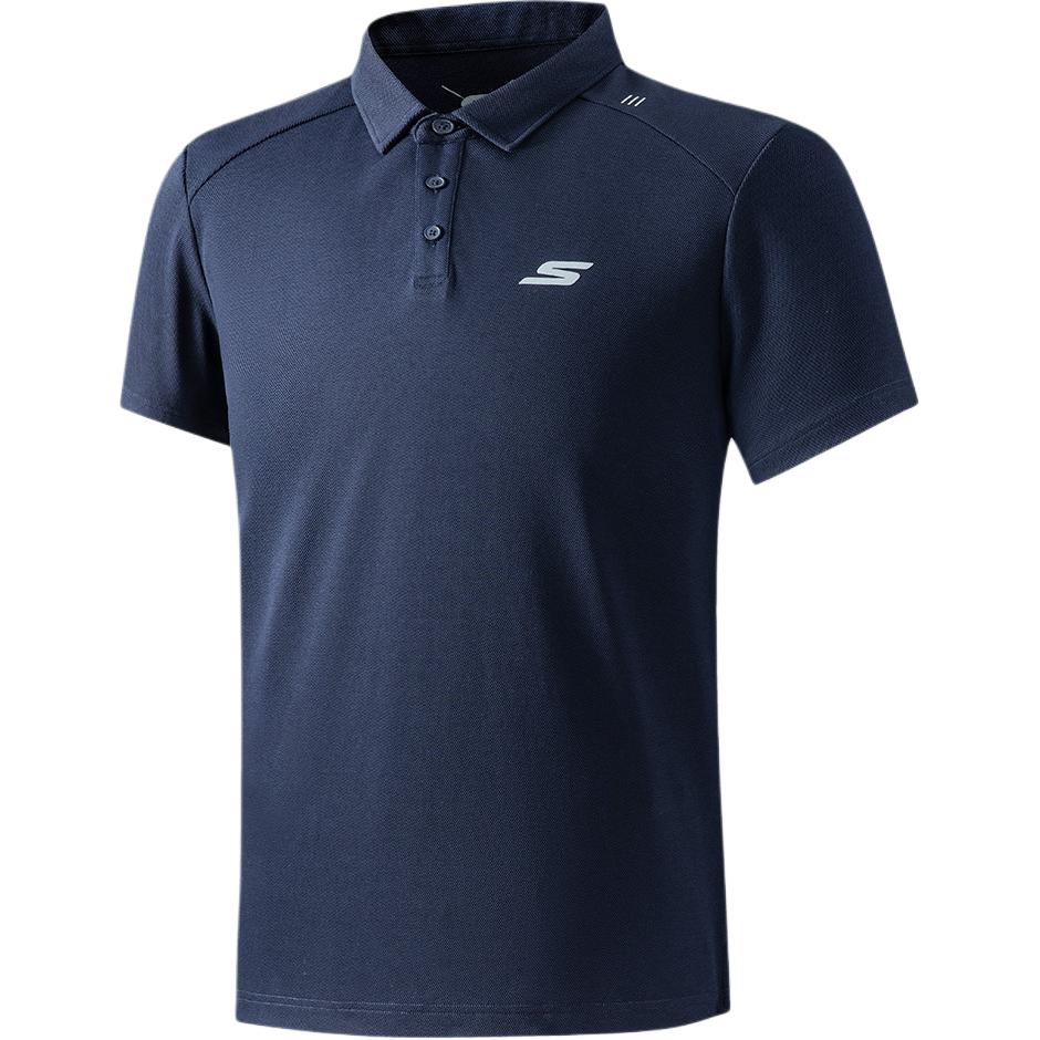 Skechers Polo Shirt Men's Navy Blue P225M241-022C
