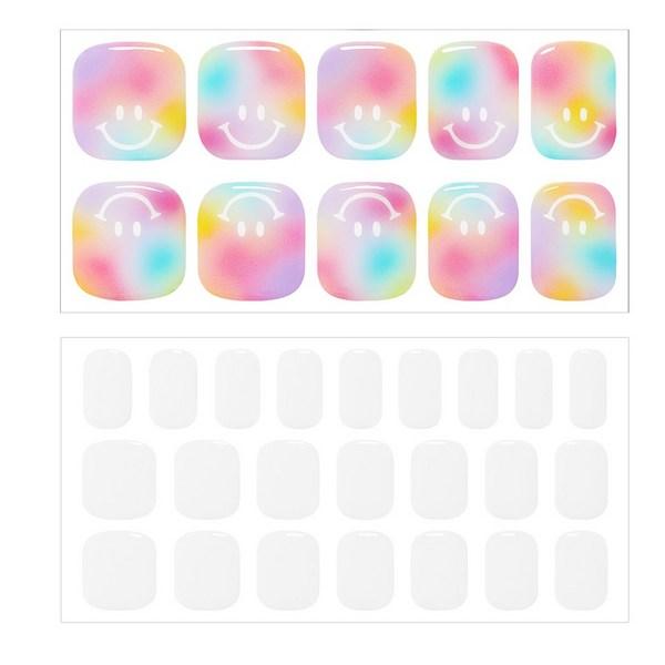 Dashing Diva Glaze Pedicure 33p Set, Blooming Smile, 1 Set