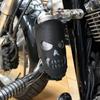 Универсальный держатель для напитков в форме черепа для мотоцикла, велосипеда, дорожные аксессуары, спортивная бутылка для отдыха на природе, кожа, ПУ, вода I2F3