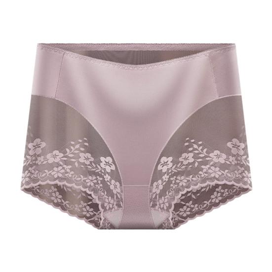 Women Lace Underwear Seamless High Waisted Hipster Briefs Ultra Thin