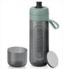 BRITA Active Water Filter Bottle with 3 Microdisc Cartridges, Dark Green
