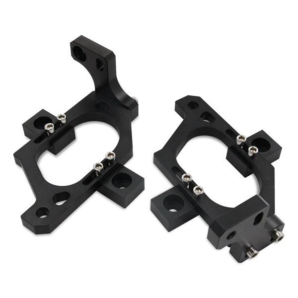 Black Aluminum Alloy Car Light Strip Bracket for Jeep Wrangler - 1 Set