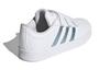 adidas VL Court 2.0 J 'White Vision Metallic' GW2341