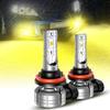 SEALIGHT H11 H8 H16 LED Fog Lamp, Super Bright, 10,000LM, 35W, Fog LED Bulb, Fog Light, CSP5530, IP68 Waterproof, 3500k, Yellow, Built-in Cancell