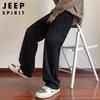 JEEP SPIRIT Men's Autumn/Winter Straight-Leg Casual Track Pants