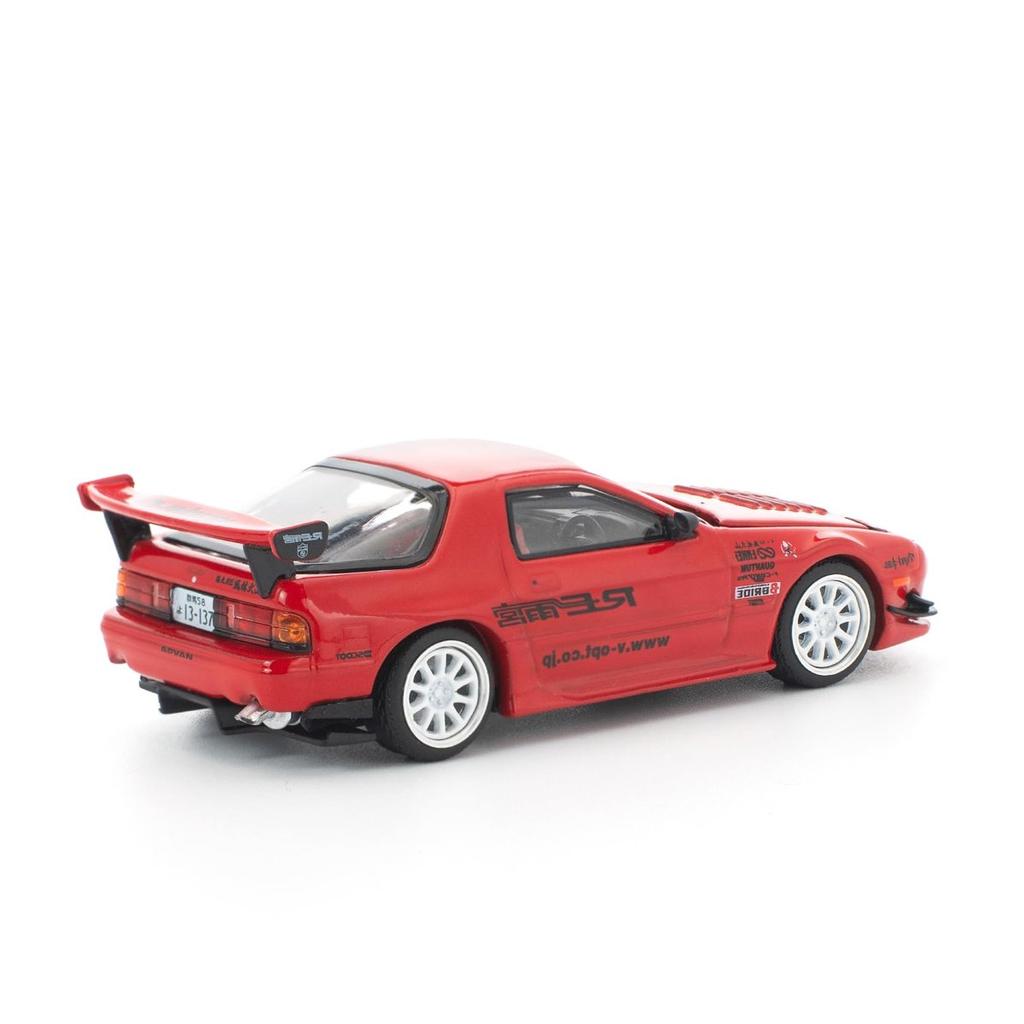 Genesis Company POP RACE 1/64 Mazda RX-7 FC3S RE Amemiya Глянцевый Красный Литой Модель Автомобиля PR640343