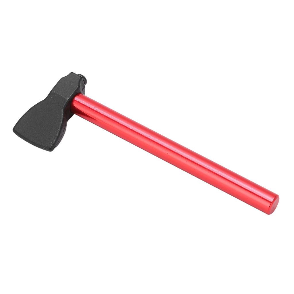 RC 1:10 Scale Metal Simulation Axe Decoration Tool for Axial Scx10 RC Crawler CarRed Black