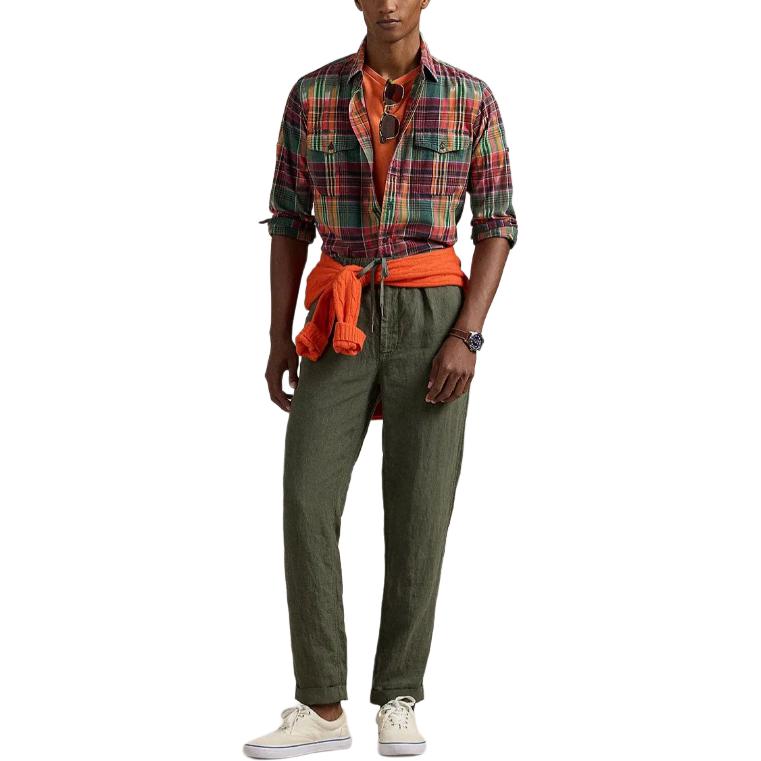 Polo Ralph Lauren Рубашка Мужская Зеленая 710958362001
