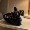 Жуткое украшение комнаты 3D-печатный органайзер-поддон для стола в виде черепа, Оригинальный держатель для очков с упором для носа, Креативный аксессуар для хранения ключей, монет, украшений