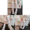 Fairy Tale Girl Summer Sheer Mesh Socks With Floral Lace And Heart Pattern For Teens
