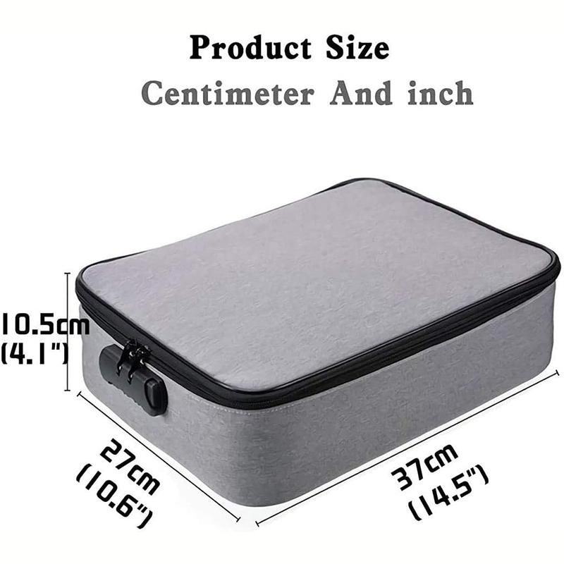 Водонепроницаемая 3-слойная сумка для хранения документов с паролем, карман для файлов, органайзер для паспорта, юридических документов