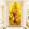 Fortune Tree 5Ddiamond Painting New Living Room Atmosphere Masonry Painting Cross Stitch Full of Diamond Porch Scenery Hand PasteDIY Mosaic