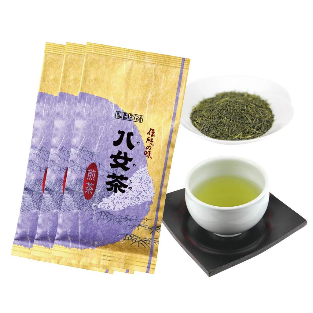 Sencha Tea Leaves Yame Tea Sencha 100g Bags X 3 Bags Set Tea Iwasakien Seicha Kyushu Fukuoka Yame Tea (pine) 100%