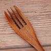 Dinner Kitchen Natural Cooking Wood Japanese Style Wooden Forks Dinnerware Tableware Cutlery
