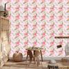 Pink Wallpaper Patterns Powder Pink and Beige for Living Room and Bedroom 50x1000