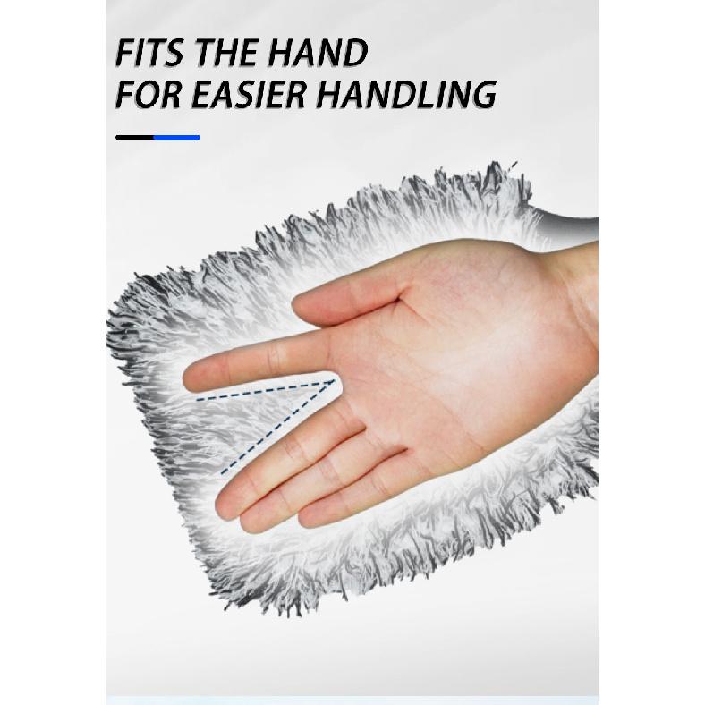 SEAMETAL Car Wash Microfiber Wheels Brush Non-Slip Ultra Soft Car Cleaning Gloves Mitt Car Wheel Spokes Brushes Car Accessories Hoses Windshield