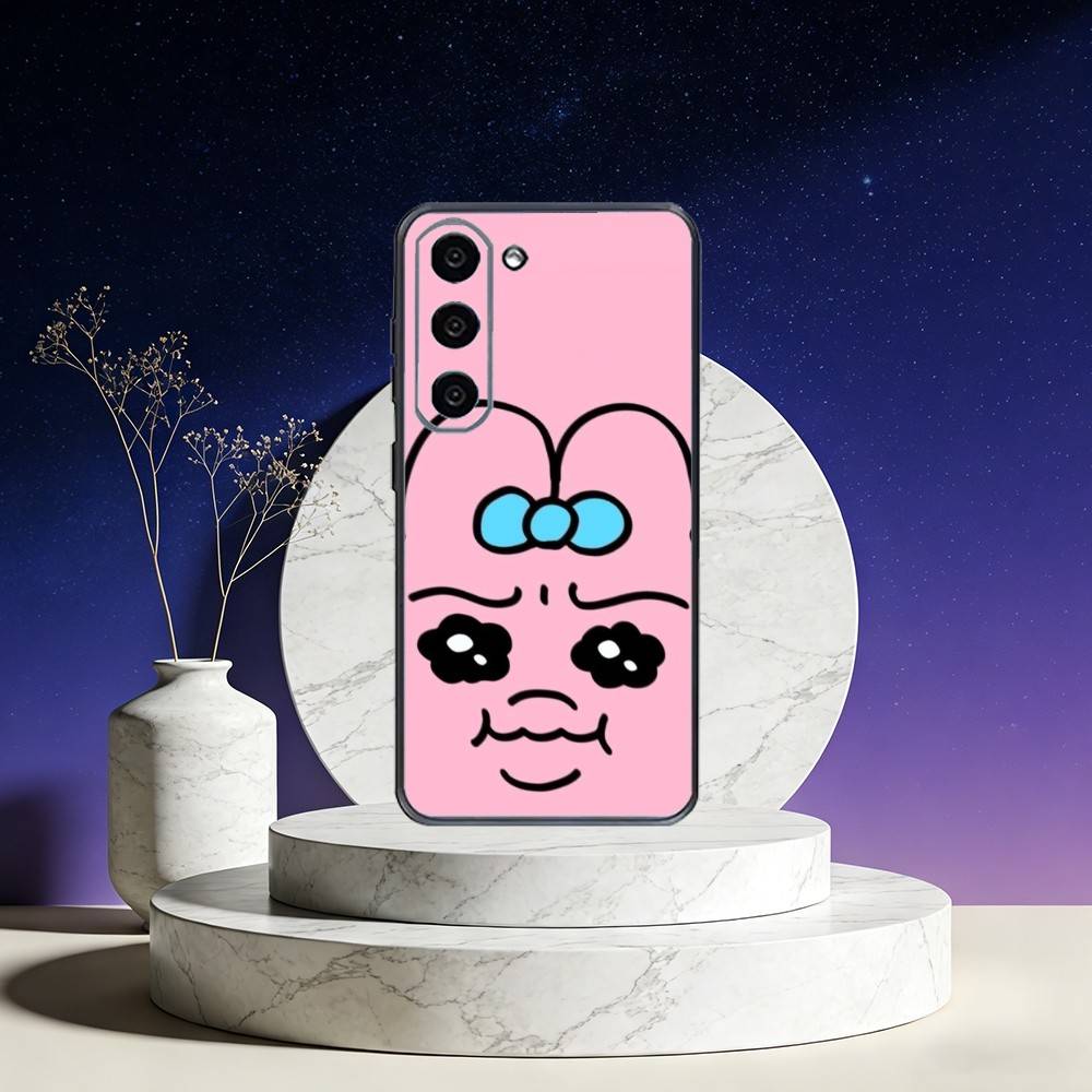 Мультяшный чехол для телефона O-Opanchu Usagi для Samsung Galaxy A73, A72, A71, A70, A53, A52, A51, Другие, Мягкий черный чехол