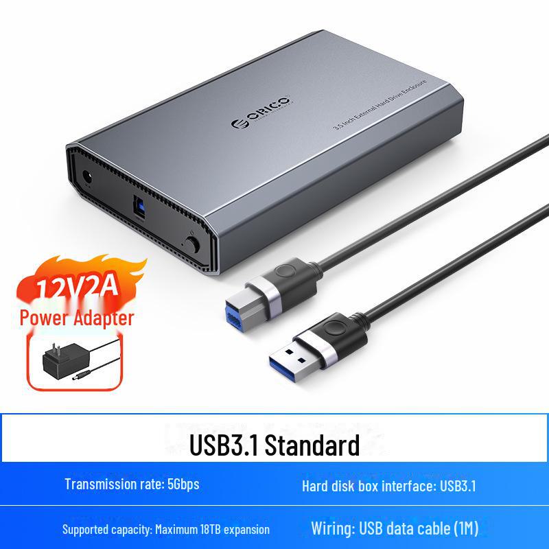 Корпус для мобильного жесткого диска ORICO 3,5/2,5 дюйма, внешний считыватель USB 3.0