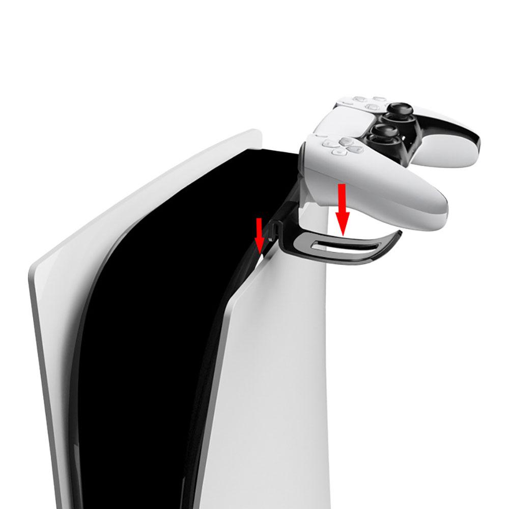 Wall Mount Controller And Headset Hanger For Ps5 Console