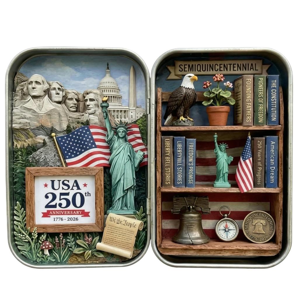 0-я keepsake-коробка США – Юбилейное издание (1776–2026)