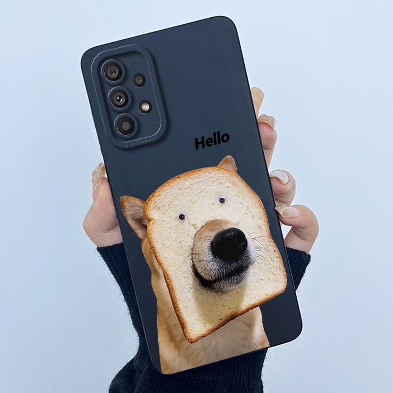 Shockproof Matte Case For Samsung Galaxy A32 A52 A52S A72 M52 5G Lovely Cartoon Liquid Silicone Camera Protective Bumper Cover