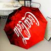 Coca Зонт Складной зонт, автоматический зонт 8 спиц для Путешествий, кемпинга Использование Подарок на Хэллоуин Рождество
