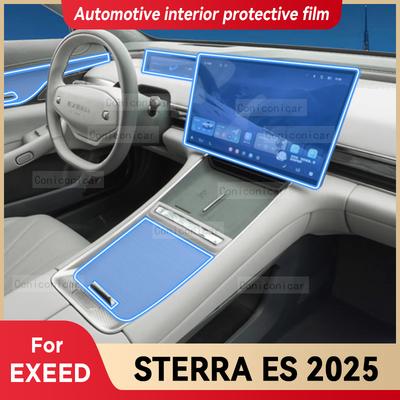 Для EXEED STERRA ES 2025 Защитная пленка для центральной консоли и приборной панели автомобиля, царапиноустойчивая наклейка, аксессуары