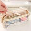 PU Leather+PVC Pencil Case Five-Layer Pencil Box High Quality Pen Bag  School Office