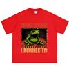 Im Built Different Incorrectly Funny Frog Graphics TShirt Unisex Unisex Hiphop Tshirt Shortsleeved Loose Casual Cotton Tshirts