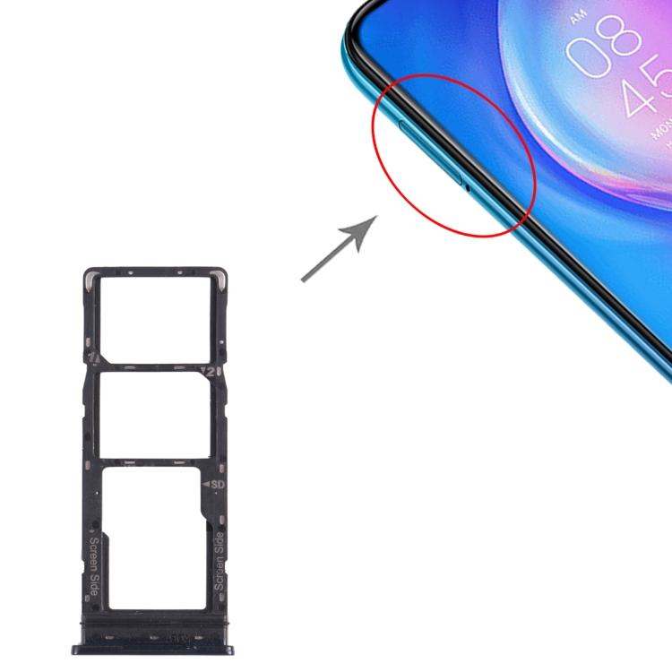 Для Tecno Spark 5 Air KD6a лоток для SIM-карты + лоток для SIM-карты + лоток для карты Micro SD