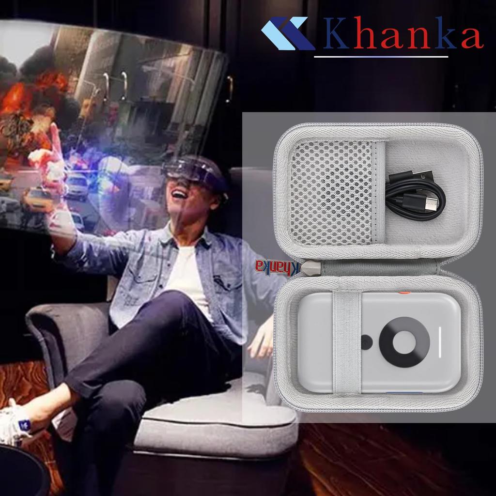 Жесткий чехол для хранения XREAL Air Beam с защитой от царапин, совместимый с ремешком XREAL Beam [Khanka Case], прочный, пыленепроницаемый, (только случай)