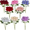 1pc DIY Floral Materials Simulated Rose Bouquet Silk Rose Artificial Flowers  Photography Props