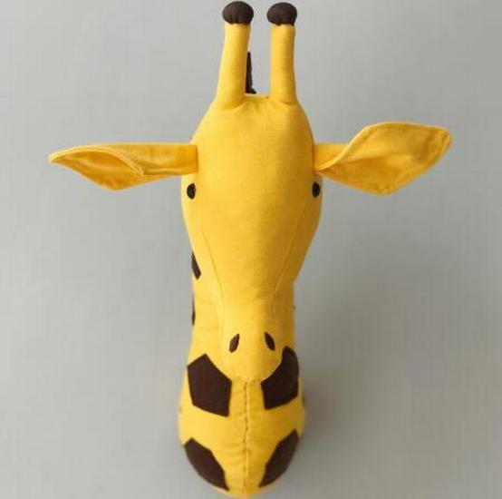 Декор для стен в виде головы животного в скандинавском стиле для детских комнат и детских садов