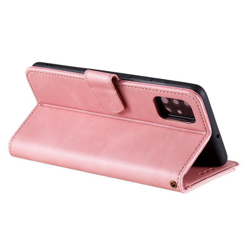 Rivet Design Wallet Matte PU Leather Phone Case Bag For iPhone Samsung Xiaomi Huawei Full Body Protective Back Cover