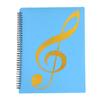 A4 File Folder Waterproof Spiral-bound Sheet Music Binder 10 X 13 Inches 20 Sleeves Double Sided for Violinist Pianists
