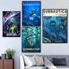 S-Subnauticas Игра Классические Винтажные Постеры Винтажный Декор Комнаты Домашний Бар Кафе Декор Скандинавский Домашний Декор