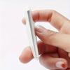 BEPAN 1pcs Professional Half Moon Design Curved Stainless Steel Nail File for Smooth Manicure & Pedicure Unscented Nail Care Tool