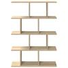 Cube Shelf with 12 Compartments Sonoma Oak Finish Particleboard
