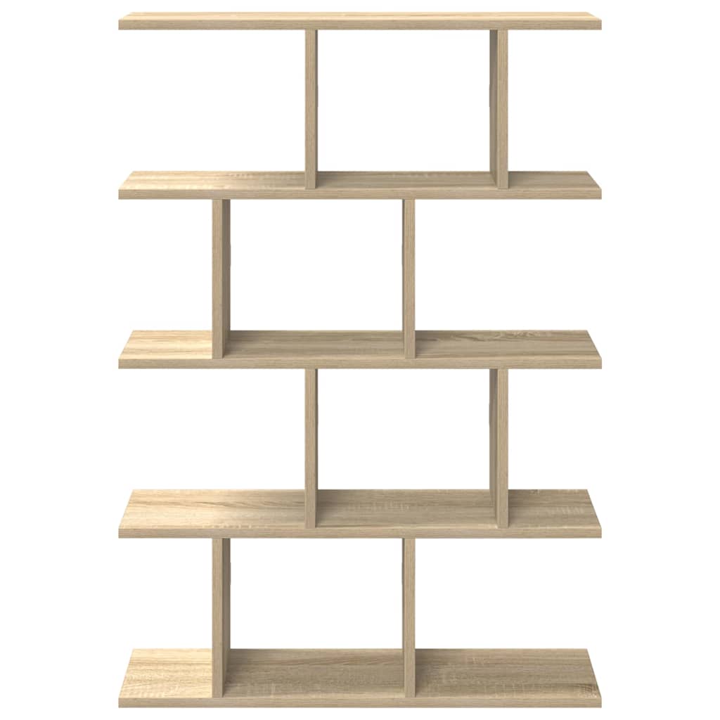Cube Shelf with 12 Compartments Sonoma Oak Finish Particleboard
