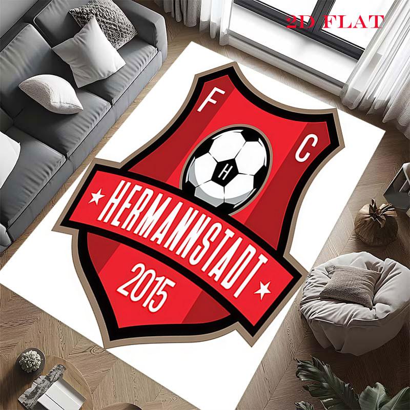 FC Hermannstadt Carpet Rug for Living Room Bedroom Home Sofa Decoration,Kids play Nonslip Floor Mat