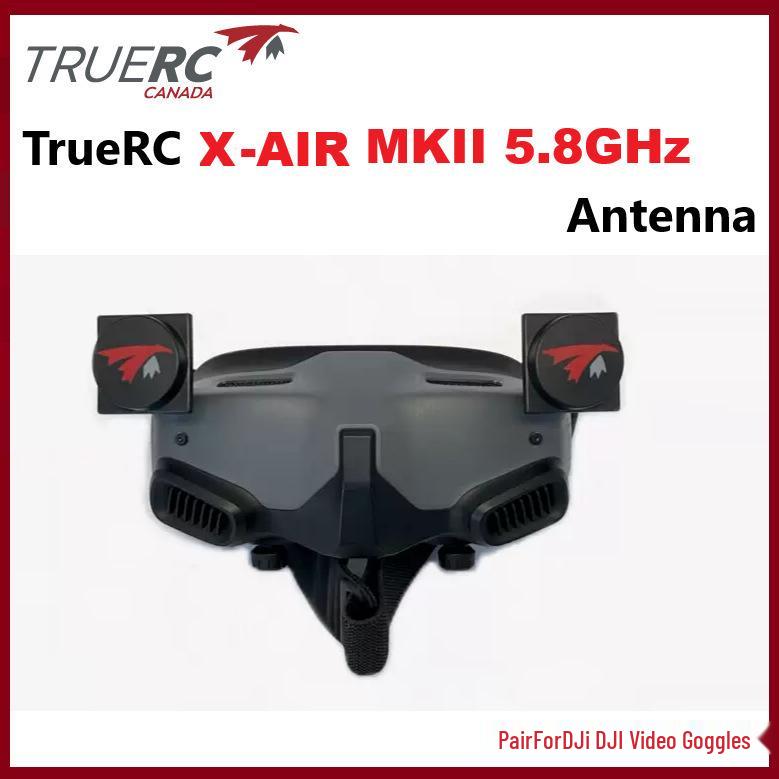 TRUERC X-AIR MKII 5.8GHz LHCP Antenna for DJI Goggles 2 Receiver