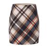 Plaid Mini Skirt for Women Fall Vintage Bodycon Skirts High Waisted Soft Skirt Outfits With Hidden Zipper Women's Business Casual Work Short Skirts