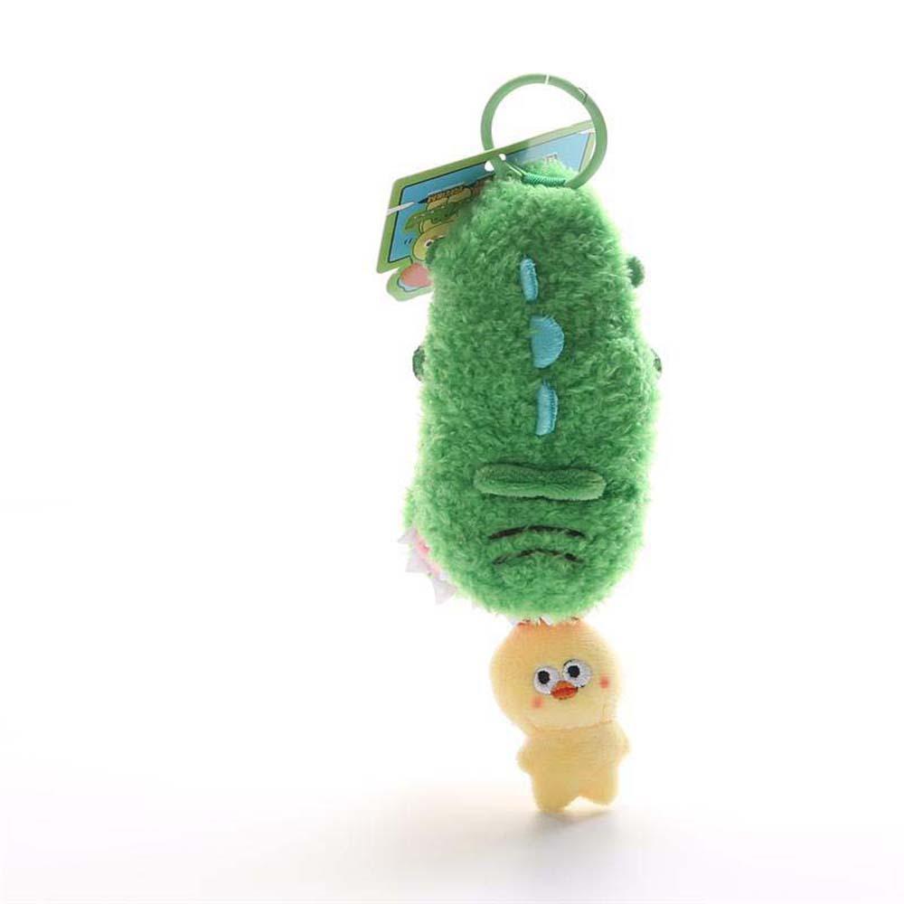 Мягкая кукла-медведь на шнурке, забавное плюшевое животное, брелок для ключей, розовый мультяшный крокодил, подвески для девочек