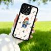 P-Paddingtons B-Bears Cute Case For IPhone 17 15 14 13 12 16 Pro Max Plus 11 Mini Shockproof Silicone