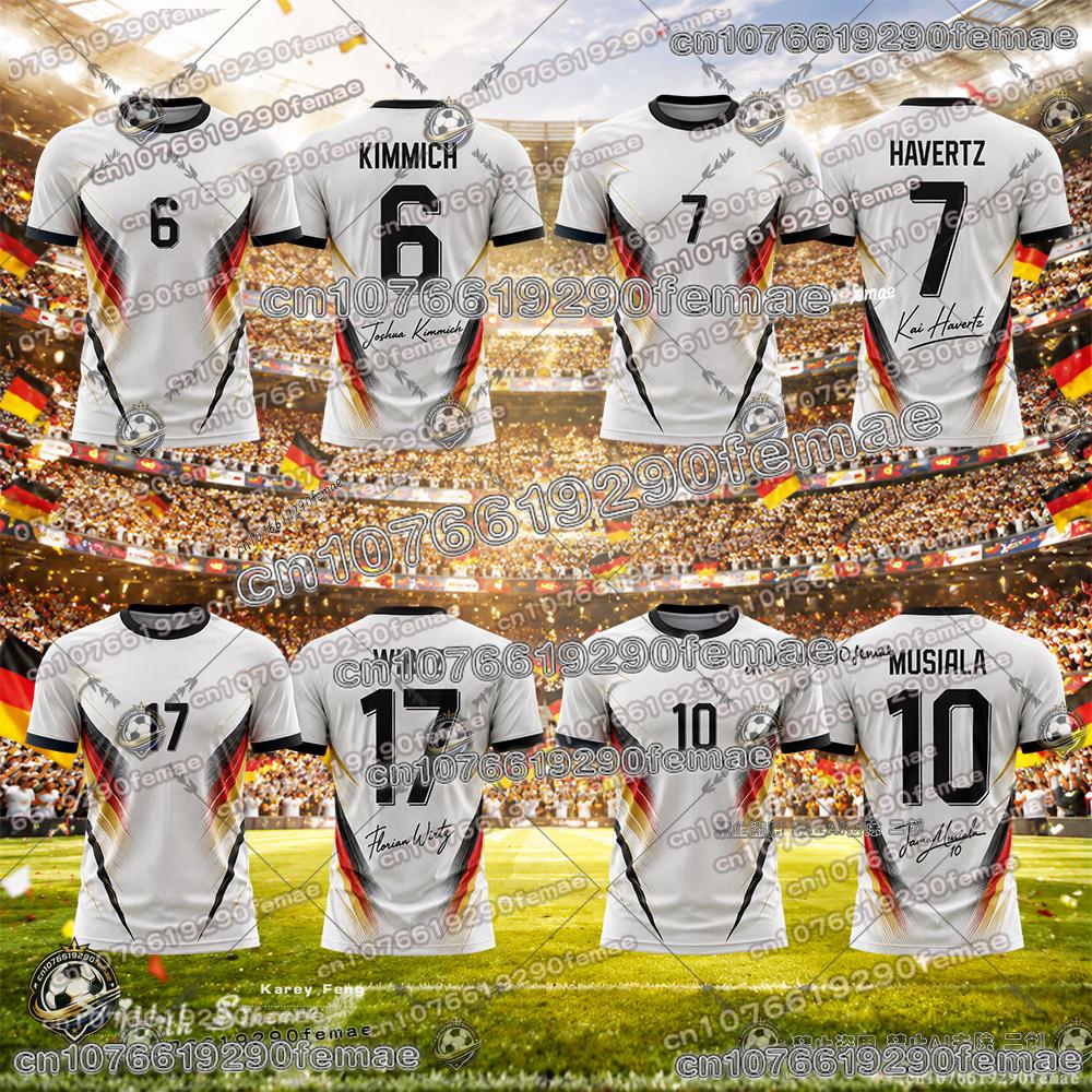 2026 New Germany Football Jersey Special Edition Soccer Shirt Fashion Casual Sports Tee Breathable Kids Adults Men Women
