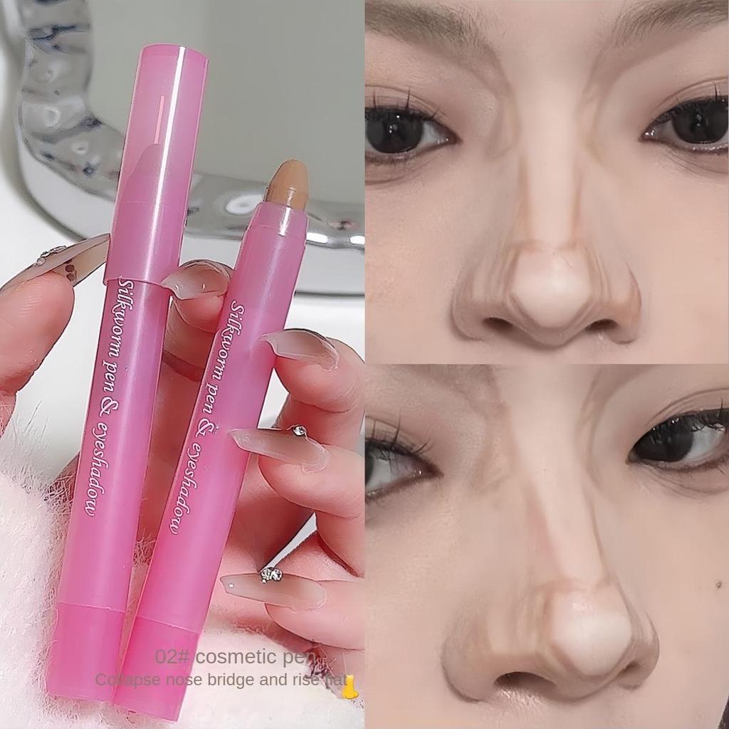 Многофункциональный контурный карандаш для выделения, консилер, стереотени для носа, водостойкий карандаш для макияжа, стойкая маскировка дефектов на лице.
