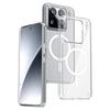 Чехол для телефона Xiaomi 15Ultra 15t Полностью прозрачный Магнитный Присасывающийся Всесторонний Xiaomi 14pro Ультратонкий Защитный Чехол